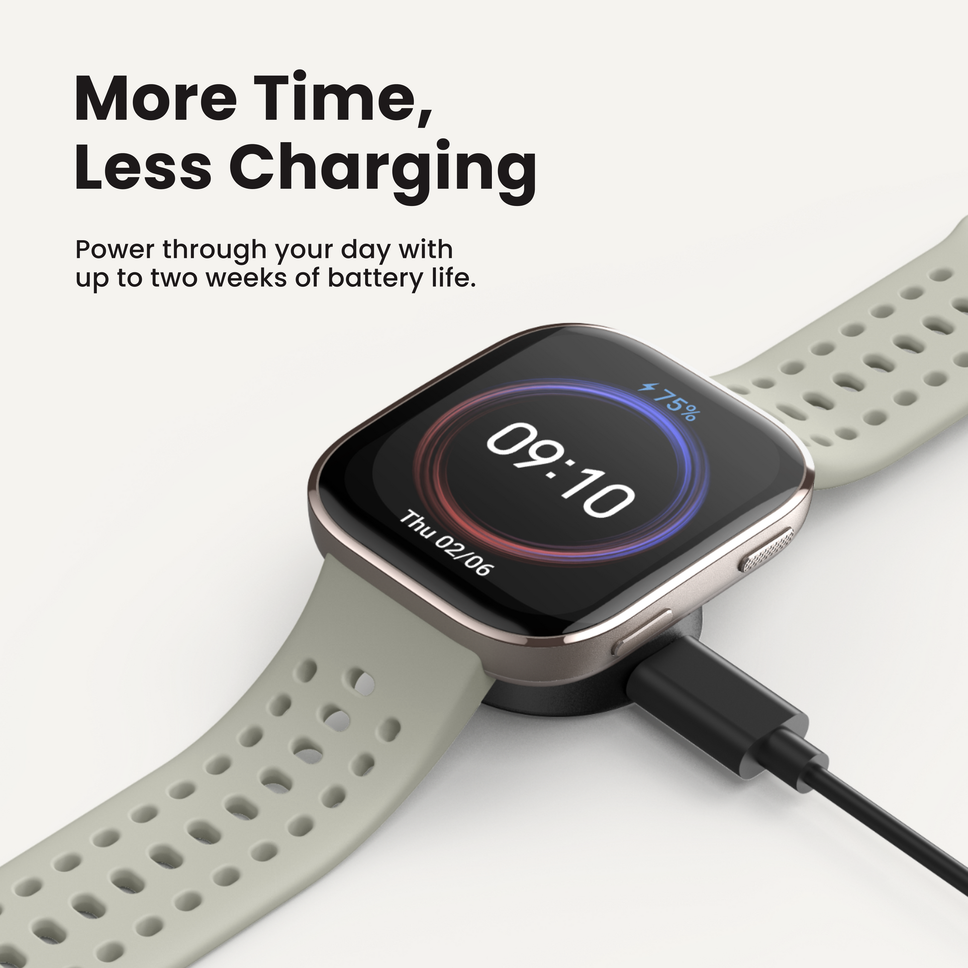 Amazfit Bip 6 Smartwatch Charging