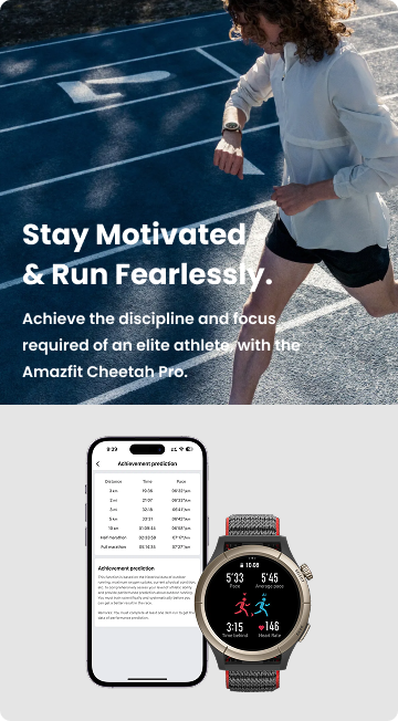 Amazfit smartwatch for runner