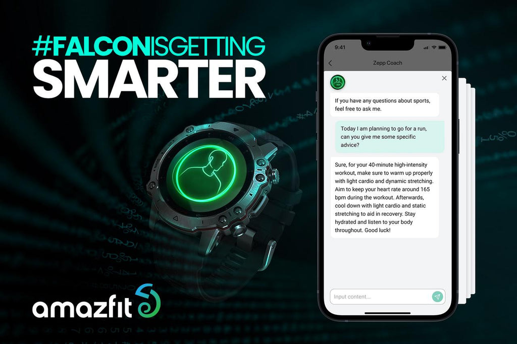 AMAZFIT INTRODUCES NEW AI-POWERED ZEPP COACH™ CHAT FUNCTION FOR AMAZFIT FALCON USERS