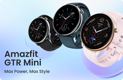 Smartwatch Amazfit Gtr Mini 1.28'' Gps Modos+120 Black Color de la