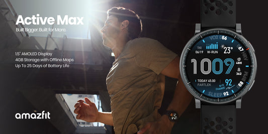 Amazfit Introduces Active Max: Bigger, Brighter, and Built for Maximum Performance