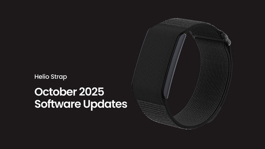 Helio Strap: October 2025 Software Update