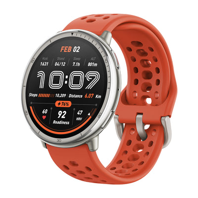 Active 2 Round Red Sport Silicone