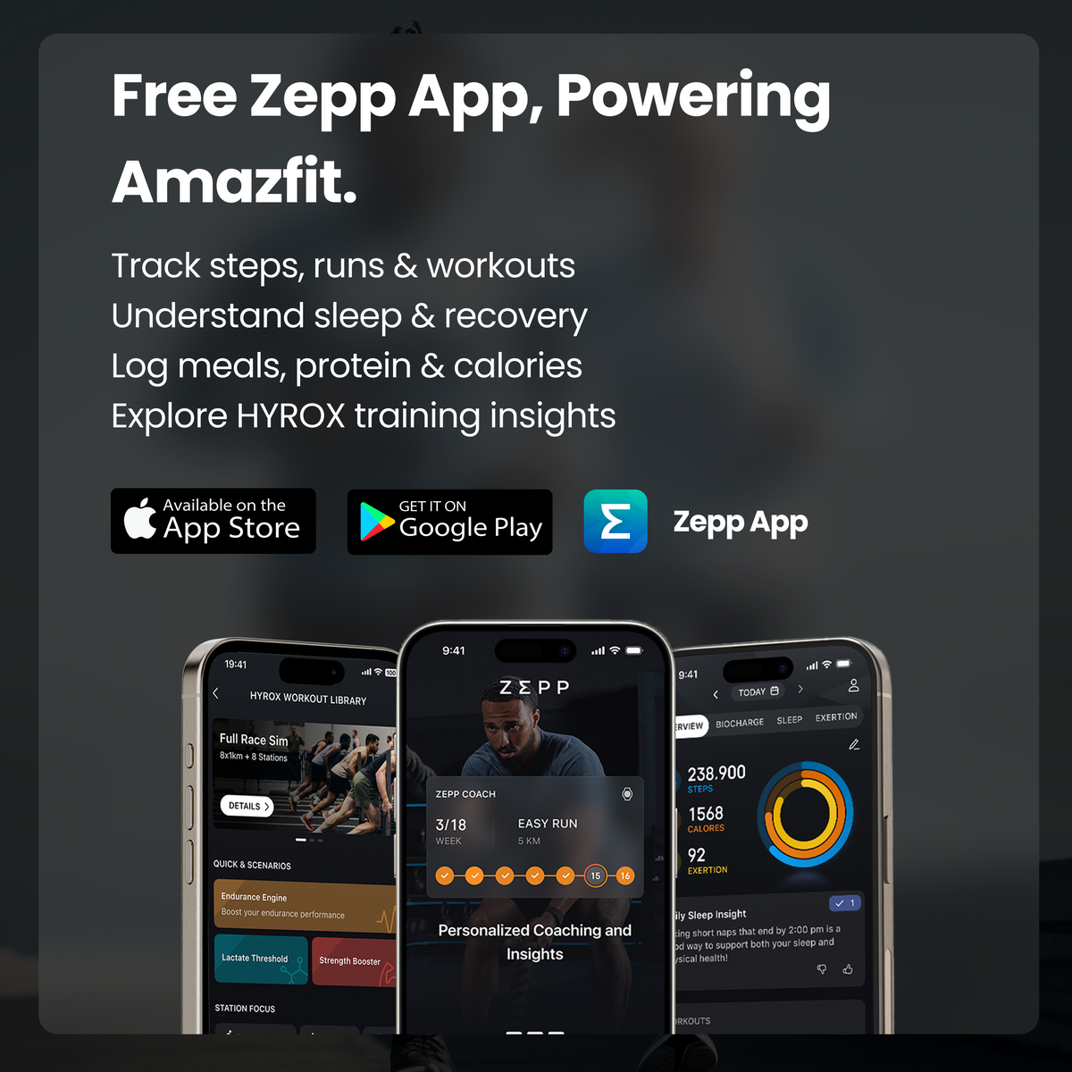 Zepp App powering Amazfit