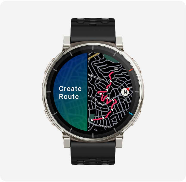 Amazfit Active 3 Premium planiranje rute