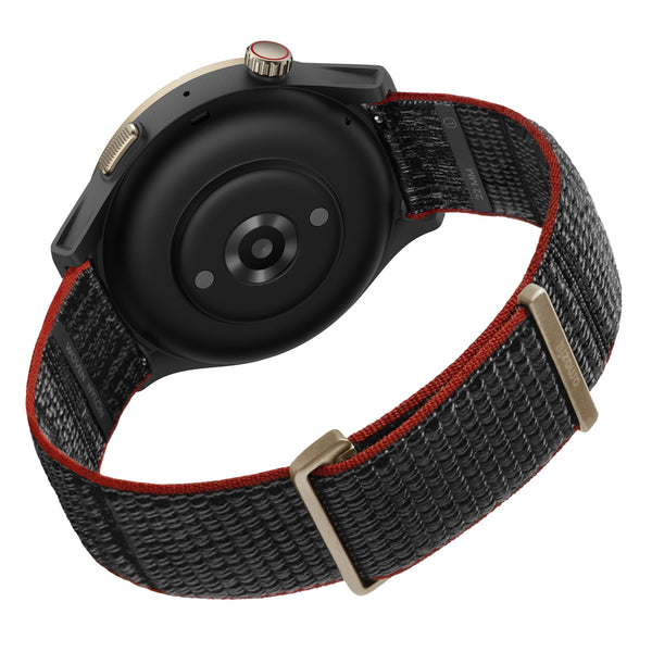 I swapped out my newly arrived Amazfit Neo's stock band with an elastic  nylon sports strap. : r/amazfit