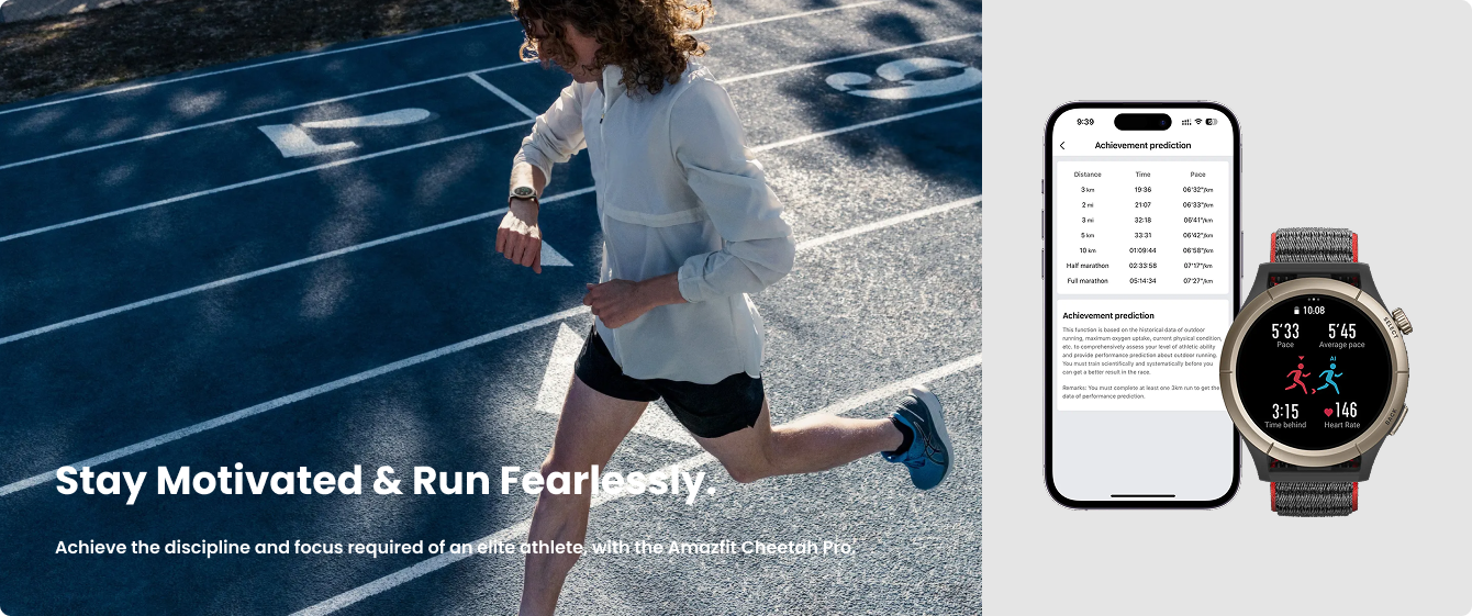 Amazfit smartwatch for runner