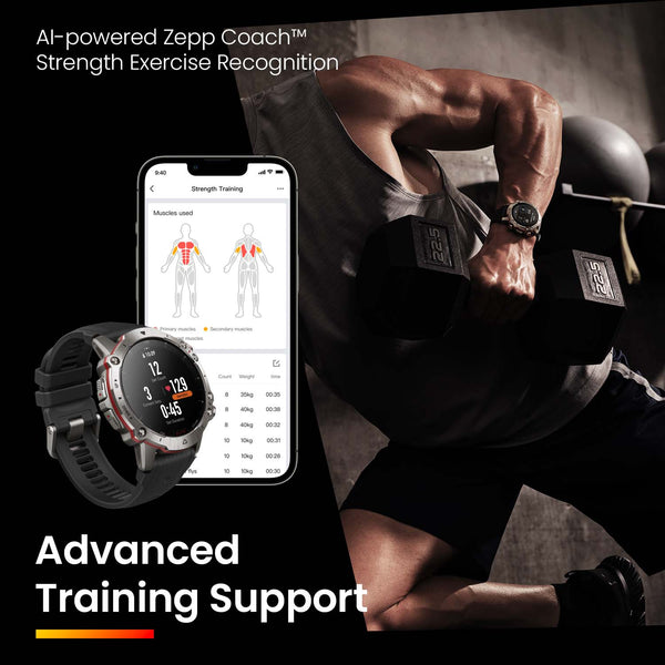 Amazfit Active Smart Watch With AI Fitness Exercise Coach, GPS