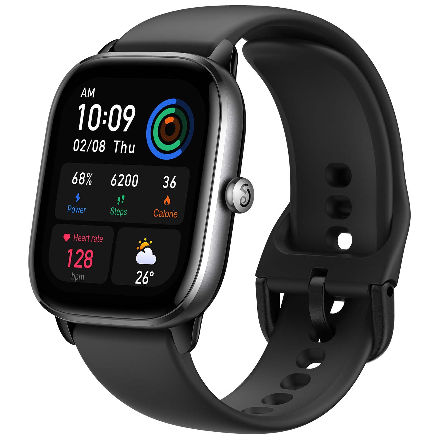 Amazfit GTS 4 Mini Fitness Smart Watch, Midnight Black at best prices -  Shopkees