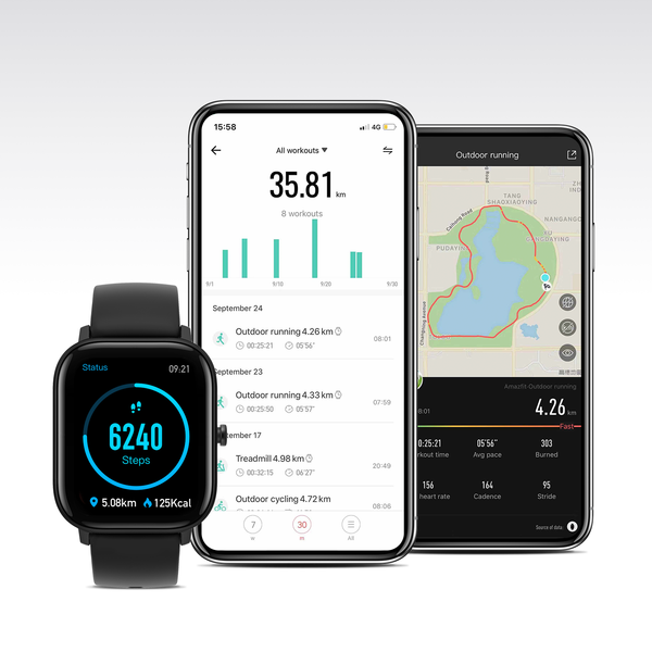 Smartwatch Amazfit GTS Xiaomi Versão Global Azul