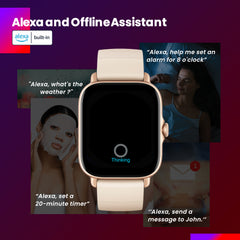 Amazfit GTS 3 - Reloj inteligente para mujer, Alexa integrado, rastreador  de salud y fitness con GPS, 150 modos deportivos, pantalla AMOLED de 1.75